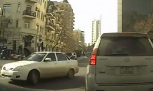 Polisi sürüyən sürücü tutuldu - VİDEO