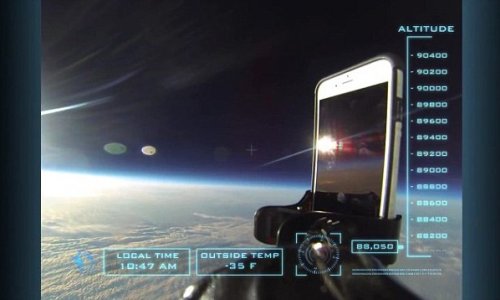 iPhone dropped from edge of space survives 100,000