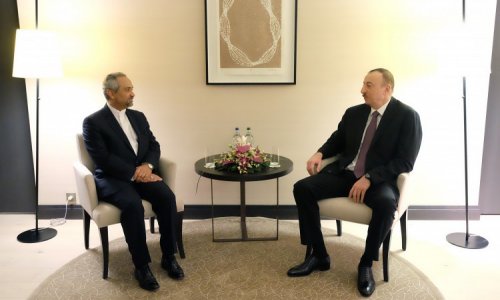 Aliyev meets head of Iranian president’s office in Davos
