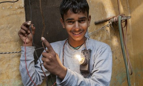 The 16-year-old 'electric boy' from India can withstand shocking 11,000 volts