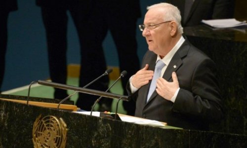 Isreali president mentions Khojaly massacre in his UN speech