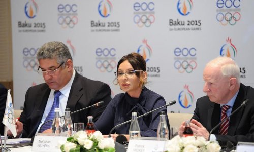 First Lady Aliyeva welcomes EOC members in Azerbaijan