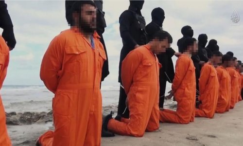 ISIS video appears to show beheadings of Egyptian Coptic Christians in Libya