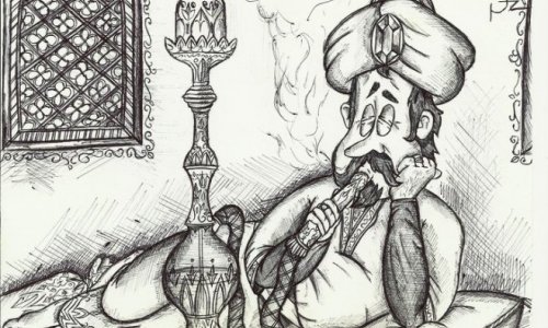 Karikaturaçı Zöhrabın əsrarəngiz dünyası - FOTOLAR
