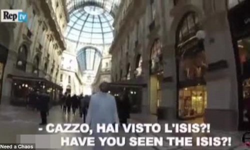 Egyptian student walks streets of Milan dressed as a Muslim preacher