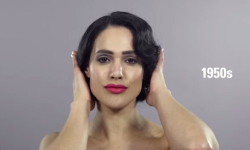 100 years of female beauty in one video, with one twist
