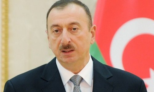 Ильхам Алиев принял борцов