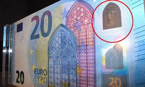 Yeni 20 Avroluq banknot təqdim edildi