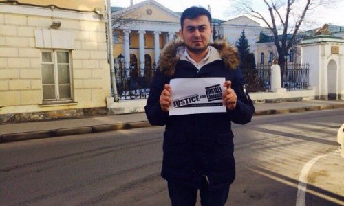 Азербайджанцы провели в Москве акцию протеста