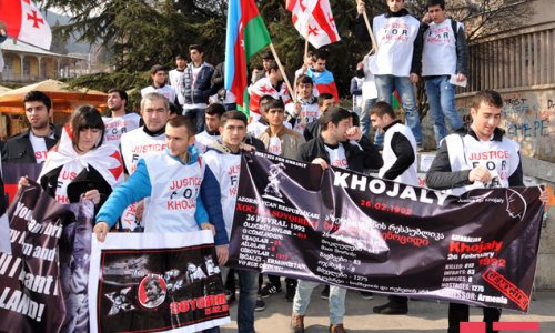 Акция перед посольством Армении