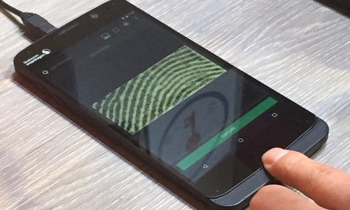 The fingerprint scanner goes ULTRASONIC