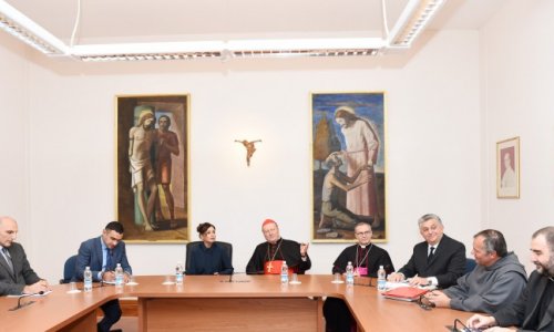 Mehriban Əliyeva Vatikanın mədəniyyət naziri ilə görüşdü - Fotolar