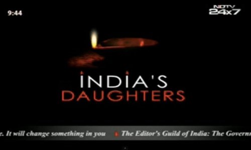 NDTV channel protests against India's Daughter ban