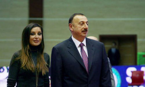 Ilham Aliyev and his spouse attended the opening of the Baku Shooting Center