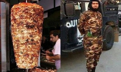 ISIS commander mocked... for looking like a doner kebab