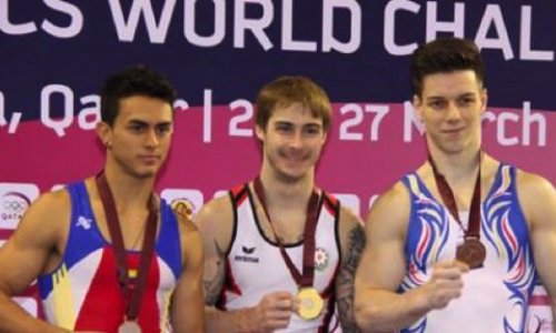 Azerbaijani gymnast wins gold at World Challenge Cup