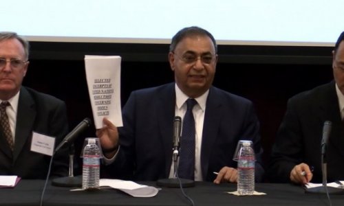 Asim Mollazade speaks on Karabakh in Los Angeles