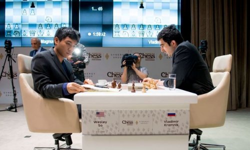 Twin Cities grandmaster leading elite chess tournament in Azerbaijan