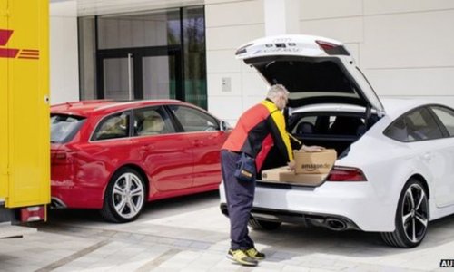 Audi and Amazon to try car-boot delivery service