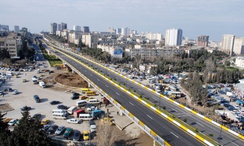 ​Bakıda əsas işlək yollardan biri bağlandı