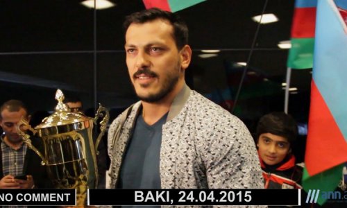 NO COMMENT: Zabit Səmədovu Bakıda belə qarşıladılar - ANN TV