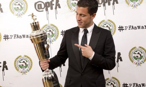 Chelsea's Eden Hazard named PFA Player of the Year