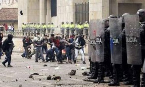 1 may yürüşləri qarşıdurmalarla yadda qaldı