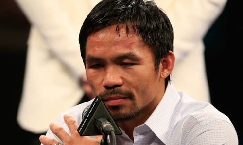 Manny Pacquiao blames shoulder injury for poor showing against Floyd Mayweather Jr