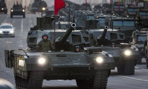 Russia shows off new high-tech tank