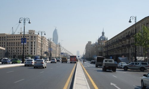 Сегодня откроется дорога на одной из проспектов Баку