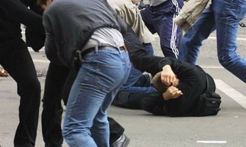 Массовая драка азербайджанцев в России