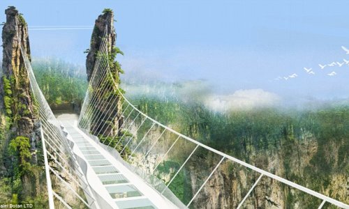 China set to open the most terrifying walkway in the world