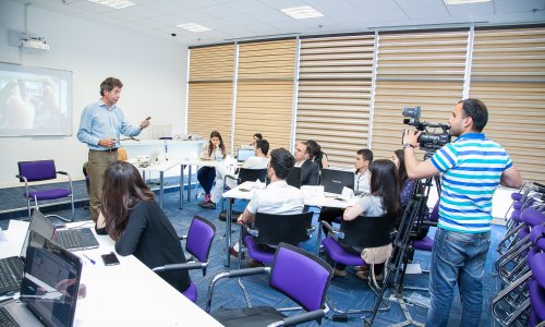 Медиа тренинг от Azercell для студентов факультета Журналистики БГУ
