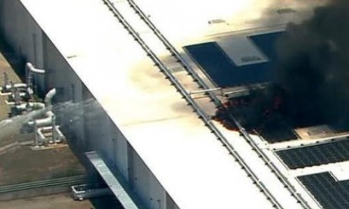 Пожар на заводе Apple