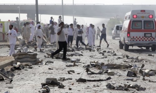 Взрыв возле мечети