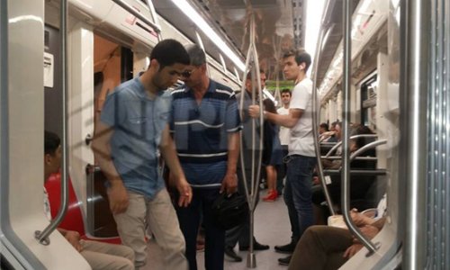 Bakı metrosunda yeni qatarlar - Fotolar