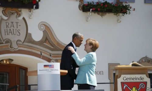 Obama, Merkel: “Rusiyaya sanksiyalar qalmalıdır”