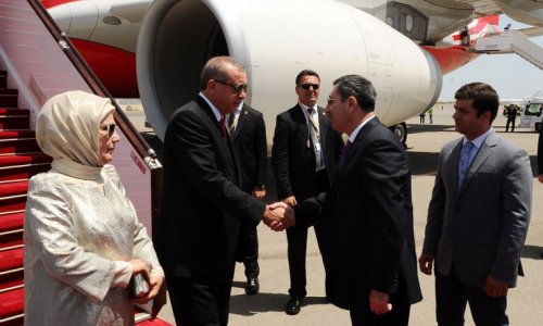 Президент Турции в Баку
