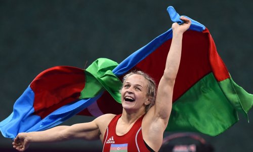 Baku 2015: Home glory for Stadnyk on day of Wrestling upsets