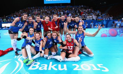 Azerbaijan lead the way in women's Volleyball