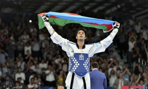 Azerbaijan's Harchegani picks up gold at Crystal Hall