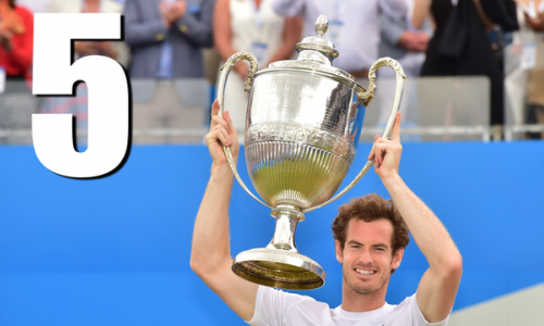 Andy Murray wins fourth Queen's Club title with two wins in a day