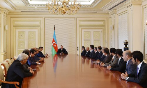 Ильхам Алиев принял послов