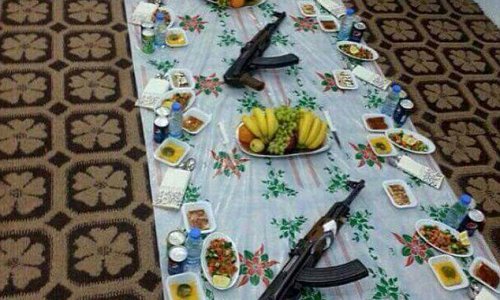 ISIS fanatics feast while their subjects starve