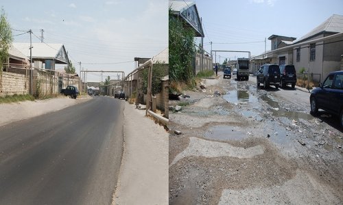 Balaxanı yolu təmir edilir