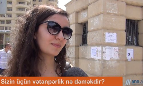 QƏFİL SUAL:Sizin üçün vətənpərvərlik nə deməkdir? - ANN.TV