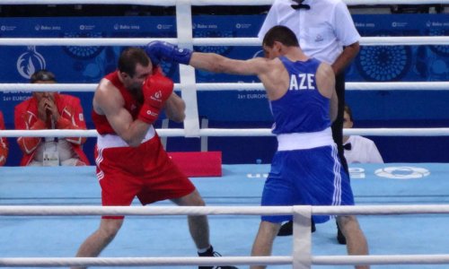 Азербайджанский боксер в финале