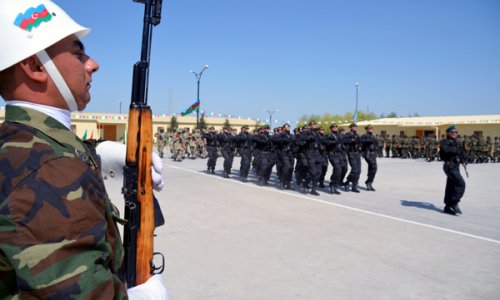 Defense minister opens new military unit near Karabakh