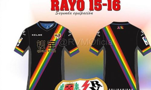 Rayo Vallecano's new away kit is lovely