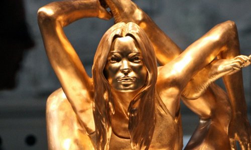 A gold bust of Kate Moss. What next for Marc Quinn?